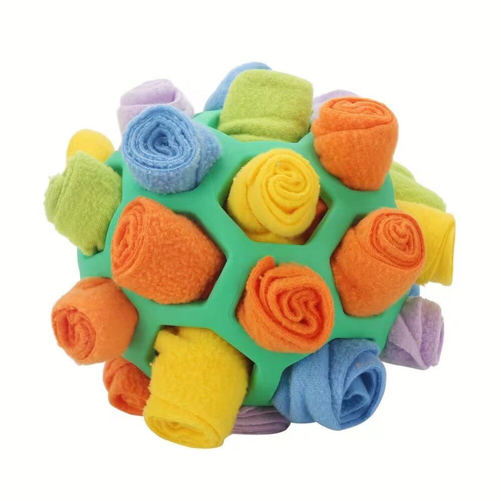 Pet Snuffle Ball, Foraging Instinct Treat Dispenser, Interactive Dog Puzzle Toy